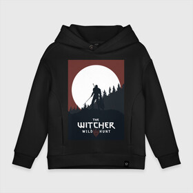 Детское худи Oversize хлопок с принтом The Witcher, Wild Hunt, Геральд, Ведьмак. в Белгороде, френч-терри — 70% хлопок, 30% полиэстер. Мягкий теплый начес внутри —100% хлопок | боковые карманы, эластичные манжеты и нижняя кромка, капюшон на магнитной кнопке | the witcher | wild hunt | ведьмак. | геральд