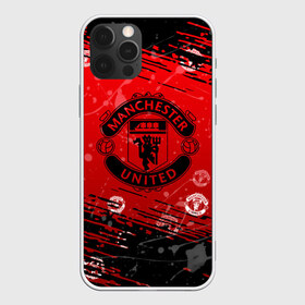 Чехол для iPhone 12 Pro Max с принтом MANCHESTER UNITED в Белгороде, Силикон |  | 