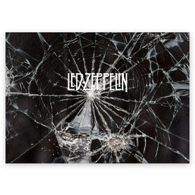 Поздравительная открытка с принтом Led Zeppelin. в Белгороде, 100% бумага | плотность бумаги 280 г/м2, матовая, на обратной стороне линовка и место для марки
 | Тематика изображения на принте: led zeppelin | music | rock | блюз рок | британская рок группа | джимми пейдж | известные личности | лед зеппелин | лэд зиппелин | музыка | музыканты | певцы | рок | фолк рок | хард рок | хеви метал