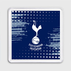 Магнит 55*55 с принтом TOTTENHAM HOTSPUR. в Белгороде, Пластик | Размер: 65*65 мм; Размер печати: 55*55 мм | football | football club | sport | tottenham | tottenham hotspur | спорт | спортивные | тоттенхэм | униформа | фирменные цвета | футбол | футбольный клуб