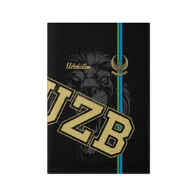 Обложка для паспорта матовая кожа с принтом Узбекистан в Белгороде, натуральная матовая кожа | размер 19,3 х 13,7 см; прозрачные пластиковые крепления | coat of arms | eagle | flag | islam | lion | republic | uzbekistan | герб | ислам | лев | орел | республика | узбекистан | флаг