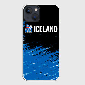 Чехол для iPhone 13 с принтом KSI ICELAND. в Белгороде,  |  | 2019 | 2020 | fc | football | iceland | ksi | sport | исландия | кси | сборная исландии | спорт | спортивные | униформа | фирменные цвета | фк | футбол | футбольный клуб