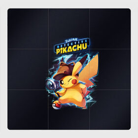 Магнитный плакат 3Х3 с принтом Pikachu Pika Pika в Белгороде, Полимерный материал с магнитным слоем | 9 деталей размером 9*9 см | pika | pikachu | аниме | детская | детям | игры | молния | мышка | мышь | пика | пикачу | покемон | покемоны