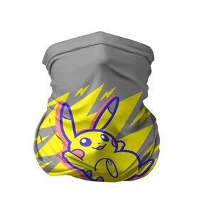 Бандана-труба 3D с принтом Pikachu Pika Pika в Белгороде, 100% полиэстер, ткань с особыми свойствами — Activecool | плотность 150‒180 г/м2; хорошо тянется, но сохраняет форму | pika | pikachu | аниме | детская | детям | игры | молния | мышка | мышь | пика | пикачу | покемон | покемоны