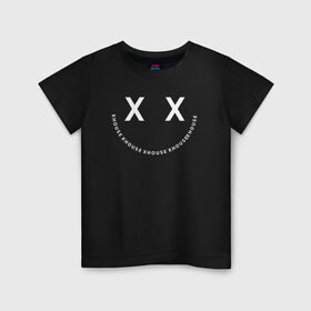 Детская футболка хлопок с принтом xbloggers в Белгороде, 100% хлопок | круглый вырез горловины, полуприлегающий силуэт, длина до линии бедер | blogger | xbloggers | xhouse | блогер | блогеры