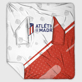 Плед с рукавами с принтом ATLETICO MADRID Атлетико в Белгороде, 100% полиэстер | Закругленные углы, все края обработаны. Ткань не мнется и не растягивается. Размер 170*145 | atletico | club | footbal | logo | madrid | атлетико | знак | клуб | логотип | логотипы | мадрид | символ | символы | форма | футбол | футбольная | футбольный