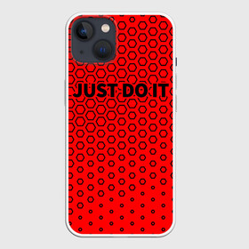 Чехол для iPhone 13 с принтом JUST DO IT в Белгороде,  |  | do | it | just | just do it | nike | sport | джаст | джаст ду ит | ду | ит | лабаф | мем | мемы | надпись | найк | спорт | шайа