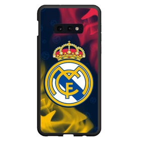 Чехол для Samsung S10E с принтом REAL MADRID / РЕАЛ МАДРИД в Белгороде, Силикон | Область печати: задняя сторона чехла, без боковых панелей | football | logo | madrid | real | realmadrid | sport | клуб | лого | логотип | логотипы | мадрид | реал | реалмадрид | символ | символы | спорт | форма | футбол | футбольная