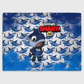 Плед 3D с принтом BRAWL STARS SHARK. в Белгороде, 100% полиэстер | закругленные углы, все края обработаны. Ткань не мнется и не растягивается | 8 bit | brawl stars | colette | crow | gale | leon | max | mecha | mecha crow | mr.p | sally leon | shark | tara | virus 8 bit | werewolf leon | акула | берли | бравл старс | ворон | коллет | макс | оборотень