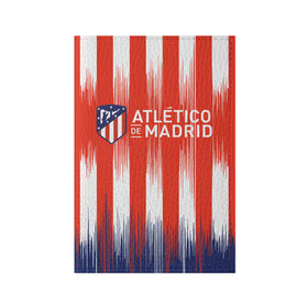 Обложка для паспорта матовая кожа с принтом ATLETICO MADRID. в Белгороде, натуральная матовая кожа | размер 19,3 х 13,7 см; прозрачные пластиковые крепления | Тематика изображения на принте: atletico madrid | fc | football | football club | sport | атлетико мадрид | испанский футбольный клуб | мадрид | спорт | уефа | униформа | фирменные цвета | фк | футбол | футбольный клуб