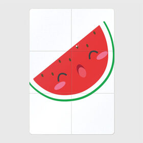 Магнитный плакат 2Х3 с принтом Кусочек Арбуза в Белгороде, Полимерный материал с магнитным слоем | 6 деталей размером 9*9 см | kawai | kawaii | mimi | watermelon | арбуз | еда | каваи | кавай | кавайи | кавайный | кавайный арбуз | кусочек арбуза | милота | мимишный | фрукт | ягода