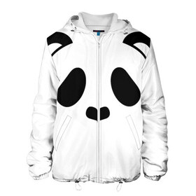 Мужская куртка 3D с принтом Panda в Белгороде, ткань верха — 100% полиэстер, подклад — флис | прямой крой, подол и капюшон оформлены резинкой с фиксаторами, два кармана без застежек по бокам, один большой потайной карман на груди. Карман на груди застегивается на липучку | panda | животные | медведь | мишка | панда
