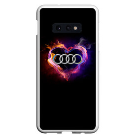 Чехол для Samsung S10E с принтом Audi в Белгороде, Силикон | Область печати: задняя сторона чехла, без боковых панелей | audi | audi в сердце | audi лого | audi марка | audi эмблема | love audi | ауди | ауди значок | ауди лого | ауди чб значок | ауди эмблема | горящее сердце | значок audi | лого автомобиля | логотип audi | логотип ауди