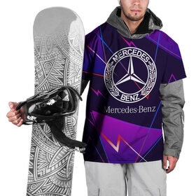 Накидка на куртку 3D с принтом Mercedes-Benz в Белгороде, 100% полиэстер |  | benz | mercedes | mercedes benz | sport | абстракция | бенз | бэнц | линии | лого | логотип | мерс | мерседес | мэрс | мэрседес | спорт