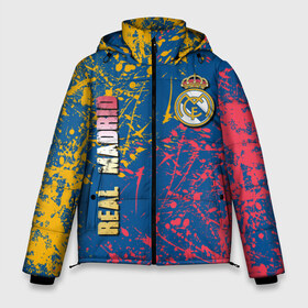 Мужская зимняя куртка 3D с принтом Real Madrid в Белгороде, верх — 100% полиэстер; подкладка — 100% полиэстер; утеплитель — 100% полиэстер | длина ниже бедра, свободный силуэт Оверсайз. Есть воротник-стойка, отстегивающийся капюшон и ветрозащитная планка. 

Боковые карманы с листочкой на кнопках и внутренний карман на молнии. | football club | futbol club | real | real madrid | real madrid club | люблю футбол | реал | реал мадрид | сантьяго бернабеу | сливочные | фанат | фк реал мадрид | форма | форма игроков | футбол | футбольный клуб