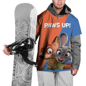 Накидка на куртку 3D с принтом Paws Up! в Белгороде, 100% полиэстер |  | Тематика изображения на принте: judy hopps | nick wilde | vdosadir | zootopia | zotropolis | джуди хопс | зверополис | кролик | лис | ник уайлд