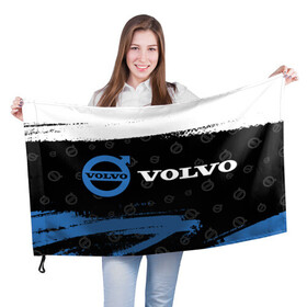Флаг 3D с принтом VOLVO / Вольво в Белгороде, 100% полиэстер | плотность ткани — 95 г/м2, размер — 67 х 109 см. Принт наносится с одной стороны | auto | logo | moto | symbol | volvo | авто | автомобиль | вольво | гонки | знак | лого | логотип | логотипы | марка | машина | мото | символ | символы