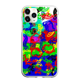 Чехол для iPhone 11 Pro Max матовый с принтом Freek в Белгороде, Силикон |  | изображение | каллорит | краски | орнамент | разные цвета | спорт | текстуры | узоры | фигуры | фрик | хиппи | яркая