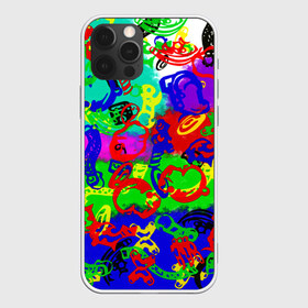 Чехол для iPhone 12 Pro Max с принтом Freek в Белгороде, Силикон |  | Тематика изображения на принте: изображение | каллорит | краски | орнамент | разные цвета | спорт | текстуры | узоры | фигуры | фрик | хиппи | яркая