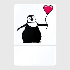 Магнитный плакат 2Х3 с принтом Пингвин с шариком в Белгороде, Полимерный материал с магнитным слоем | 6 деталей размером 9*9 см | love is | valentines day | валентина | влюбленный | воздушный шарик | девочкам | девушке | зима | зимние | игрушка | ласты | лучшая | любимая | люблю | любовь | марта | милый | няшный | пингвин | плюшевый | подарок