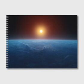 Альбом для рисования с принтом Звезда по имени солнце в Белгороде, 100% бумага
 | матовая бумага, плотность 200 мг. | астрономия | вселенная | звезда | космос | солнце