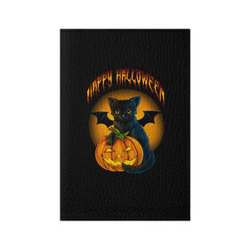 Обложка для паспорта матовая кожа с принтом Хэллоуин в Белгороде, натуральная матовая кожа | размер 19,3 х 13,7 см; прозрачные пластиковые крепления | halloween | happy | happy halloween | вампир | зубы | луна | полнолуние | праздник | праздник хэллоуин | тыква | хэллоуин