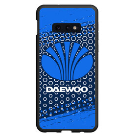 Чехол для Samsung S10E с принтом DAEWOO ДЭУ в Белгороде, Силикон | Область печати: задняя сторона чехла, без боковых панелей | Тематика изображения на принте: 