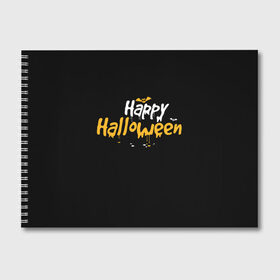 Альбом для рисования с принтом Halloween в Белгороде, 100% бумага
 | матовая бумага, плотность 200 мг. | Тематика изображения на принте: 