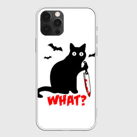 Чехол для iPhone 12 Pro Max с принтом What Cat (Halloween) в Белгороде, Силикон |  | 