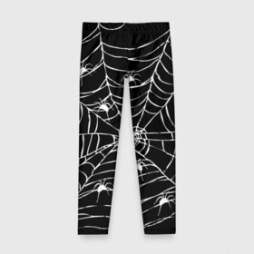 Детские леггинсы 3D с принтом Паутина с пауками в Белгороде, полиэстер 85%, спандекс 15% | эластичный пояс, зауженный крой | Тематика изображения на принте: black and white | darkness | halloween | horror | night | spider | web | готика | жуки | жуткий | мальчикам | насекомые | нечисть | нити | ночные | ночь | пауки | паутина | подарок | сетка | страшный | темный | тьма | хеллоуин | хоррор
