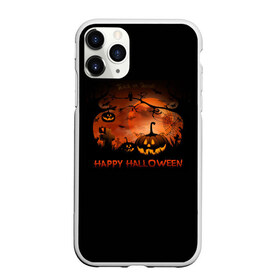 Чехол для iPhone 11 Pro Max матовый с принтом Halloween в Белгороде, Силикон |  | Тематика изображения на принте: halloween | jack | lantern | pumpkin | светильник джека | хэллоуин