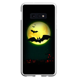 Чехол для Samsung S10E с принтом Halloween в Белгороде, Силикон | Область печати: задняя сторона чехла, без боковых панелей | Тематика изображения на принте: halloween | jack | lantern | pumpkin | светильник джека | хэллоуин