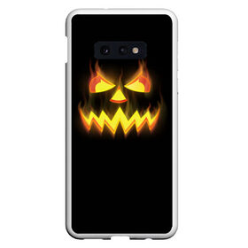 Чехол для Samsung S10E с принтом Halloween в Белгороде, Силикон | Область печати: задняя сторона чехла, без боковых панелей | halloween | jack | lantern | pumpkin | светильник джека | хэллоуин