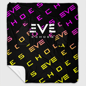 Плед с рукавами с принтом EVE ECHOES ИВ ЭХО в Белгороде, 100% полиэстер | Закругленные углы, все края обработаны. Ткань не мнется и не растягивается. Размер 170*145 | echo | echoes | eve | game | games | logo | online | space | ев онлайн | ев эхо | еве | ив онлайн | ив эхо | игра | игры | космос | лого | логотип | логотипы | онлайн | символ | символы | эхо | эхос