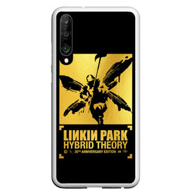 Чехол для Honor P30 с принтом Hybrid Theory 20th Anniversary в Белгороде, Силикон | Область печати: задняя сторона чехла, без боковых панелей | Тематика изображения на принте: chester bennington | hybrid theory | linkin park | rock | беннингтон | линкин парк | рок | честер