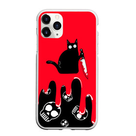 Чехол для iPhone 11 Pro матовый с принтом WHAT CAT в Белгороде, Силикон |  | art | black | black cat | cat | dark | dark cat | halloween | what | what cat | what mem | арт | кот | кот арт | кот мем | мем | нож | праздник | прикол | прикольный кот | убица | хэллоуин | чёрный | чёрный кот | что | что мем