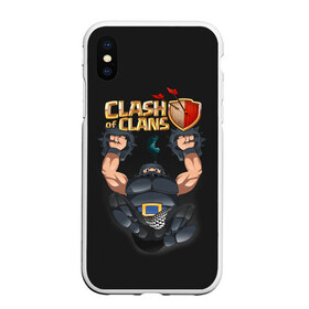 Чехол для iPhone XS Max матовый с принтом Clash of Clans в Белгороде, Силикон | Область печати: задняя сторона чехла, без боковых панелей | clash of clans | clash royale | game | supercell | детская | детям | игра | клаш оф кланс | клаш оф кленс | клеш оф кленс | клэш оф кланс | компьютерная игра | пекка