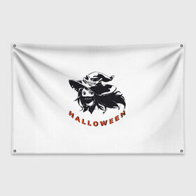Флаг-баннер с принтом Феечка Хеллуин в Белгороде, 100% полиэстер | размер 67 х 109 см, плотность ткани — 95 г/м2; по краям флага есть четыре люверса для крепления | helloween | witch halloween | ведьма | ведьма хеллуин | день всех святых | феечка | фея | хеллуин