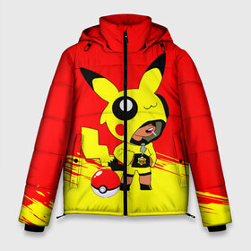 Мужская зимняя куртка 3D с принтом Brawl stars Leon pikachu в Белгороде, верх — 100% полиэстер; подкладка — 100% полиэстер; утеплитель — 100% полиэстер | длина ниже бедра, свободный силуэт Оверсайз. Есть воротник-стойка, отстегивающийся капюшон и ветрозащитная планка. 

Боковые карманы с листочкой на кнопках и внутренний карман на молнии. | crow | mortis | pika pika | pokemon go | surge | биби | бравл старс | бравлер | герои | девочкам | детям | джесси | леон пикачу | логотипы игр | малыш | мальчикам | милый | нита | пика пика | пикачу | покебол | покемон