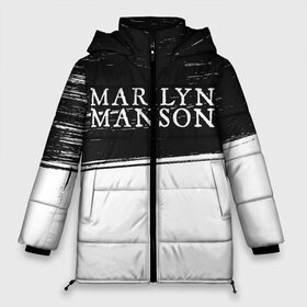 Женская зимняя куртка 3D с принтом MARILYN MANSON М МЭНСОН в Белгороде, верх — 100% полиэстер; подкладка — 100% полиэстер; утеплитель — 100% полиэстер | длина ниже бедра, силуэт Оверсайз. Есть воротник-стойка, отстегивающийся капюшон и ветрозащитная планка. 

Боковые карманы с листочкой на кнопках и внутренний карман на молнии | logo | manson | marilyn | music | rock | группа | лого | логотип | логотипы | менсон | мерилин | мерлин | музыка | мэнсон | мэрилин | рок | символ