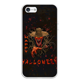 Чехол для iPhone 5/5S матовый с принтом Monster-trick or treat в Белгороде, Силикон | Область печати: задняя сторона чехла, без боковых панелей | Тематика изображения на принте: helloween | monster | trick or treat | день всех святых | сладость или гадость | хеллуин