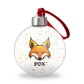 Ёлочный шар с принтом FOX в Белгороде, Пластик | Диаметр: 77 мм | Тематика изображения на принте: animals | fox | foxes | foxy | ginger | животные | лис | лиса | лисенок | лисий | лисица | лисицы | лисичка | лисички | лисы | лисята | оранжевый