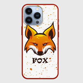Чехол для iPhone 13 Pro с принтом FOX в Белгороде,  |  | Тематика изображения на принте: animals | fox | foxes | foxy | ginger | животные | лис | лиса | лисенок | лисий | лисица | лисицы | лисичка | лисички | лисы | лисята | оранжевый