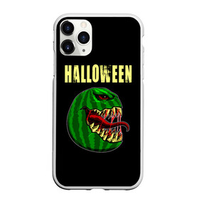 Чехол для iPhone 11 Pro Max матовый с принтом Halloween злобный арбуз в Белгороде, Силикон |  | 31 октября | halloween | halowen | ведьма | день всех святых | джек | костюм | кровь | лого | монстр | надпись | праздник | приведение | призрак | светильник | символ | страшная | тыква | ужасы | хеллоуин | хеллуин