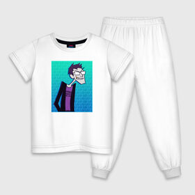 Детская пижама хлопок с принтом БАН в Белгороде, 100% хлопок |  брюки и футболка прямого кроя, без карманов, на брюках мягкая резинка на поясе и по низу штанин
 | mc lao | mclao | бан | блогер | богатыри | лайрафортнайт | мельница | мслао