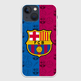 Чехол для iPhone 13 mini с принтом FC BARCELONA в Белгороде,  |  | Тематика изображения на принте: barselona fc | fifa | lionel messi. | барса | барселона | лионель месси | фифа | фк барселона | футбол