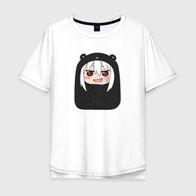 Мужская футболка хлопок Oversize с принтом Himouto! Umaru-chan black  в Белгороде, 100% хлопок | свободный крой, круглый ворот, “спинка” длиннее передней части | Тематика изображения на принте: anime himouto | anime umaru | himoto | himouto | himouto black | himouto umaru | himouto umaru chan | umaru | umaru chan | аниме | аниме умару | аниме химото | двуличная сестренка умару | умару | химото | химото умару тян