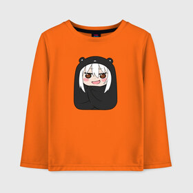 Детский лонгслив хлопок с принтом Himouto! Umaru-chan black в Белгороде, 100% хлопок | круглый вырез горловины, полуприлегающий силуэт, длина до линии бедер | anime himouto | anime umaru | himoto | himouto | himouto black | himouto umaru | himouto umaru chan | umaru | umaru chan | аниме | аниме умару | аниме химото | двуличная сестренка умару | умару | химото | химото умару тян