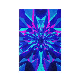 Обложка для паспорта матовая кожа с принтом Оптическая иллюзия в Белгороде, натуральная матовая кожа | размер 19,3 х 13,7 см; прозрачные пластиковые крепления | абстракция | иллюзия | линии | оптическая иллюзия | треугольники | узор