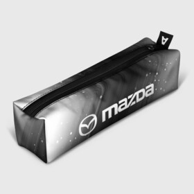 Пенал 3D с принтом MAZDA Мазда в Белгороде, 100% полиэстер | плотная ткань, застежка на молнии | Тематика изображения на принте: auto | logo | mazda | moto | symbol | авто | автомобиль | гонки | знак | лого | логотип | логотипы | мазда | марка | машина | мото | символ | символы